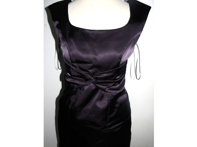 Autre Marque Vestido de coctel morado oscuro Púrpura - vista 4