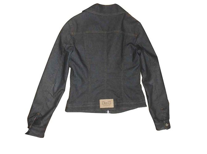 Completo gonna e giacca in denim Dolce & Gabbana blu scuro - vista 2