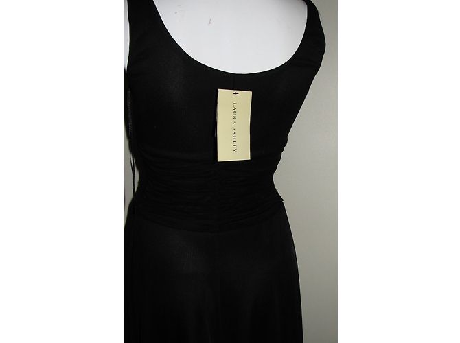 Autre Marque Schwarzes Mesh Cocktailkleid - Ansicht 4