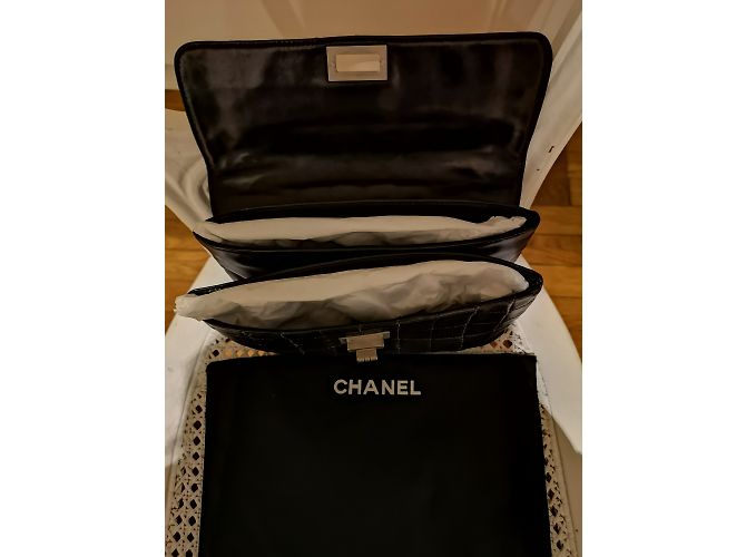 chanel, signorina 2.55 Nero - vista 3