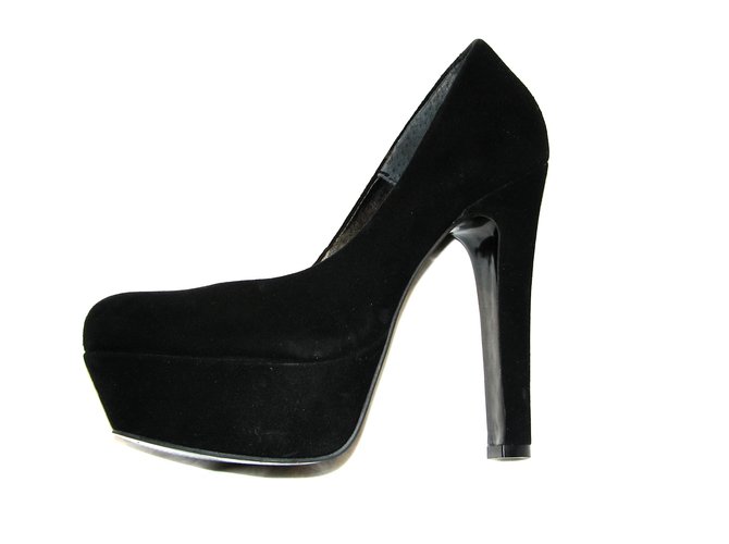 Kurt Geiger Tacchi scamosciati con piattaforma Nero - vista 2