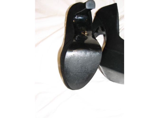 Kurt Geiger Tacchi scamosciati con piattaforma Nero - vista 5