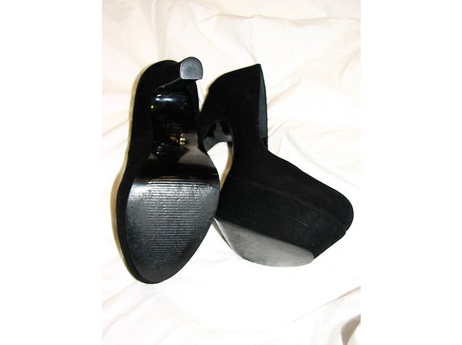Kurt Geiger Tacchi scamosciati con piattaforma Nero - vista 6