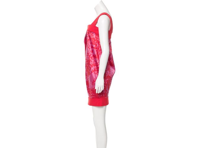 Diane Von Furstenberg Payne ärmelloses Kleid Pink Fuschia - Ansicht 2