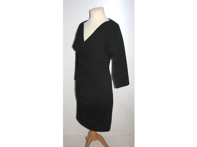 Diane Von Furstenberg DvF Basuto Kleid schwarz Wollmischung - Ansicht 2