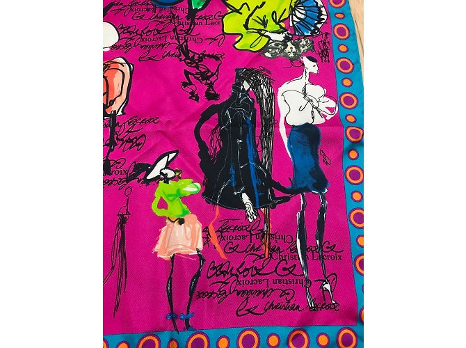 Hermès Christian Lacroix Schal Pink - Ansicht 2