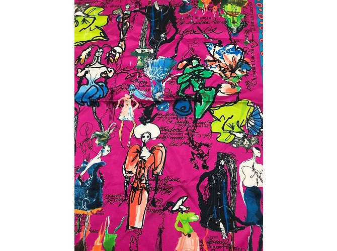 Hermès Christian Lacroix Schal Pink - Ansicht 4