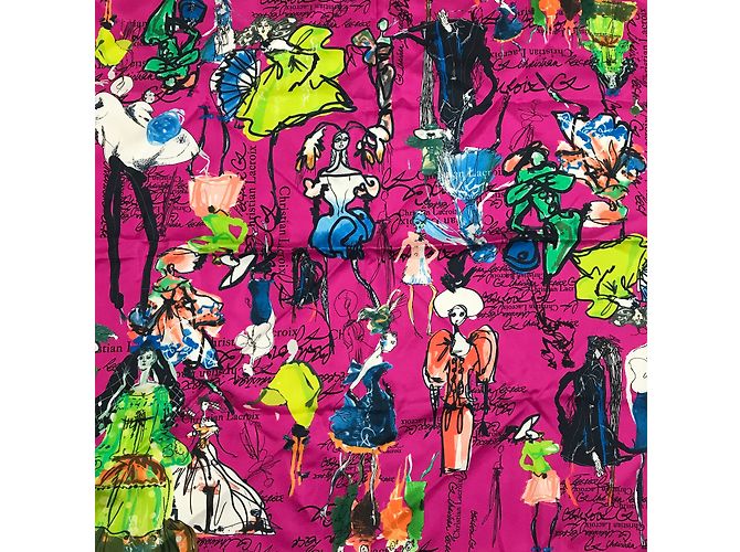 Hermès Christian Lacroix Schal Pink - Ansicht 6