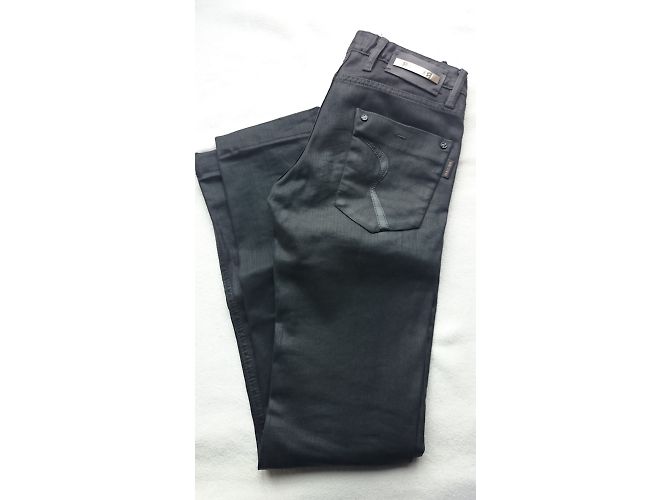 Vaqueros Ra-re de denim negro de corte recto XS - vista 5