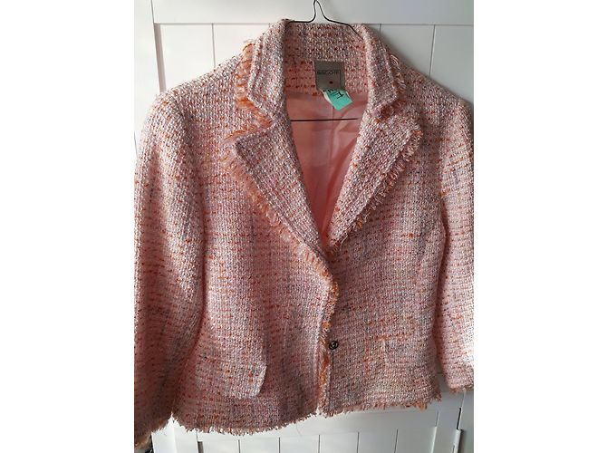 Autre Marque Biscote-Jacke mit Stitching-Stil Pink - Ansicht 2