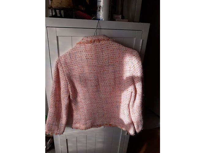 Autre Marque Biscote-Jacke mit Stitching-Stil Pink - Ansicht 3