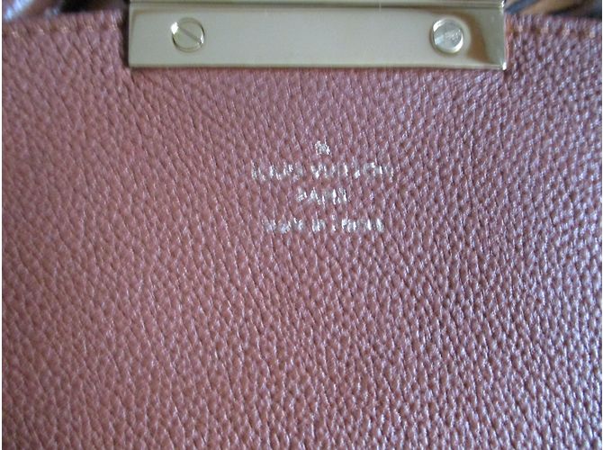 Louis Vuitton Olympe en lona mono y cuero bronceado. Castaño - vista 3