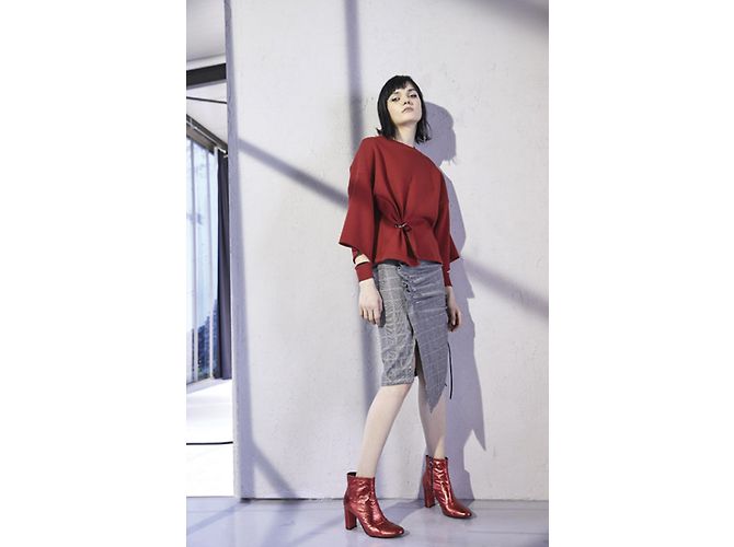 Autre Marque Falda Caravaggio de lana y poliéster Multicolor - vista 10