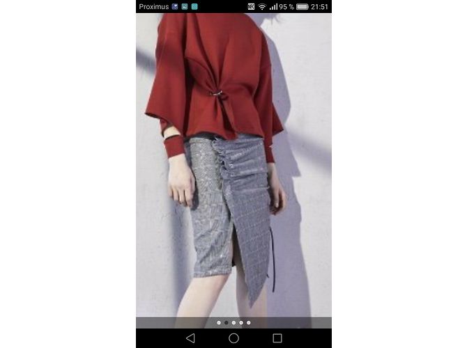 Autre Marque Falda Caravaggio de lana y poliéster Multicolor - vista 5