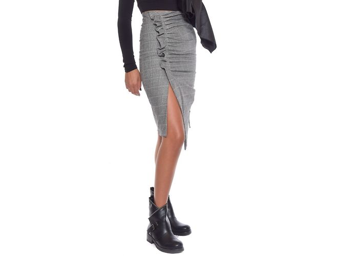 Autre Marque Falda Caravaggio de lana y poliéster Multicolor - vista 8