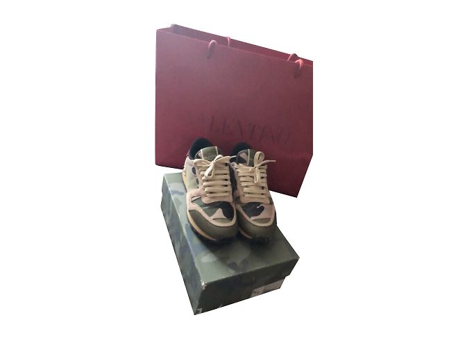 Sneakers Valentino Khaki Multicolore Cachi - vista 2