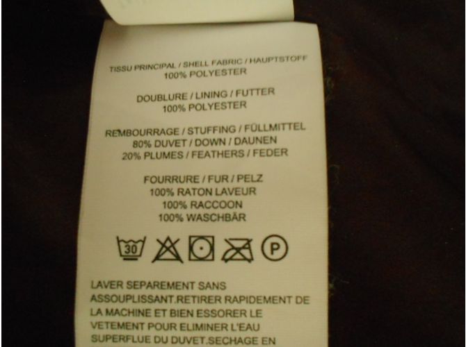 Chaqueta de Plumón Saint James Marrón con Capucha y Piel Extraíbles Castaño - vista 7