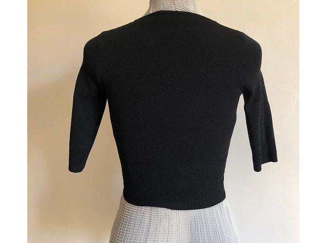 Autre Marque camisola curta 3/4 mangas Preto - vista 5