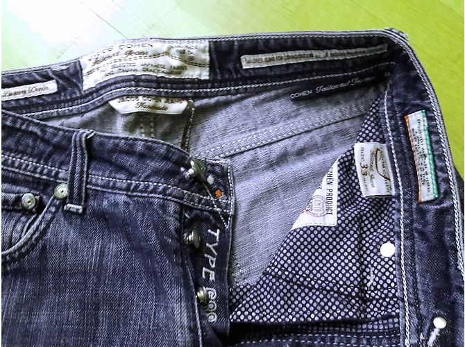Jeans Jacob Cohen 688 Blu in Cotone Taglia 33 - vista 4