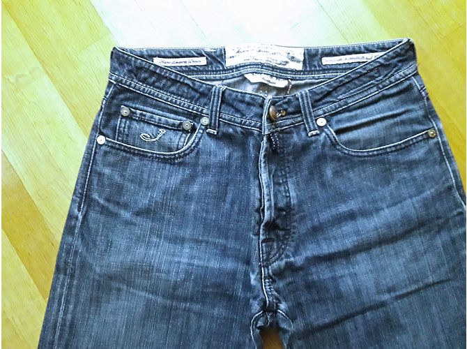 Jeans Jacob Cohen 688 Blu in Cotone Taglia 33 - vista 5