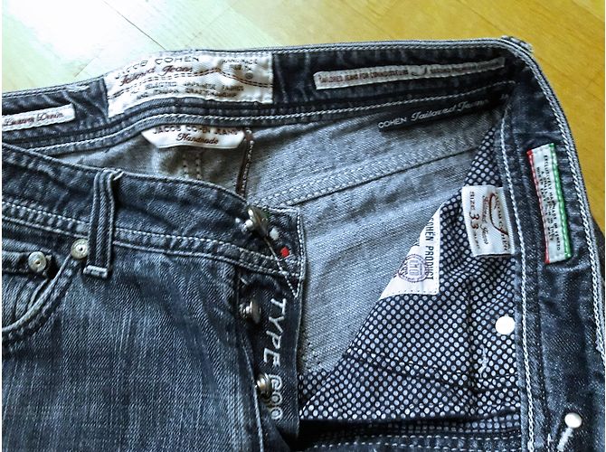 Jeans Jacob Cohen 688 Blu in Cotone Taglia 33 - vista 6