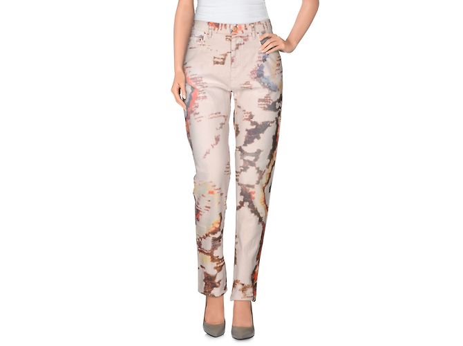 Jeans slim multicolore con stampa Isabel Marant Etoile - vista 5