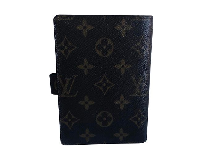 Louis Vuitton Pequeña agenda de groombell Castaño - vista 2
