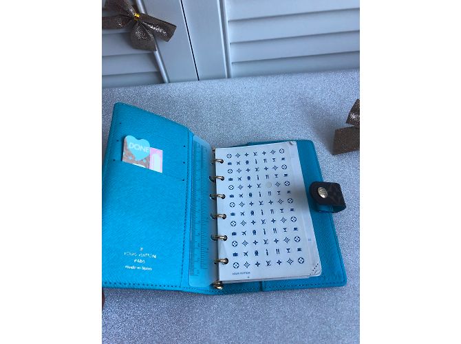Louis Vuitton Pequeña agenda de groombell Castaño - vista 4