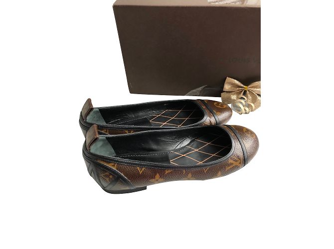 Louis Vuitton Ballerine Marrone - vista 2