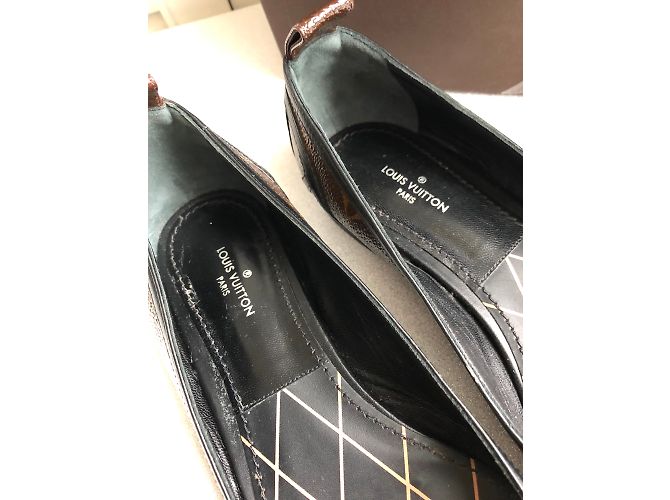 Louis Vuitton Ballerine Marrone - vista 3