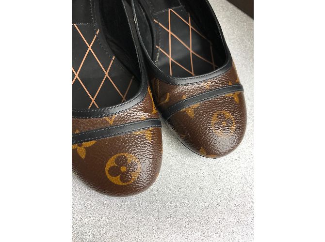 Louis Vuitton Ballerine Marrone - vista 5