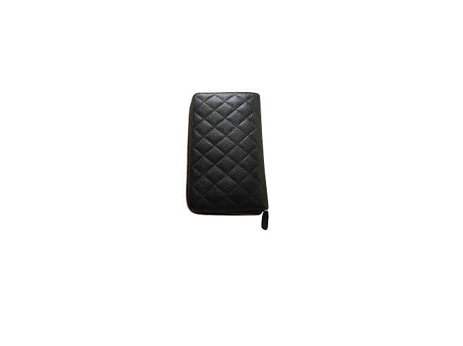 Chanel Portafoglio grande con zip Nero - vista 2