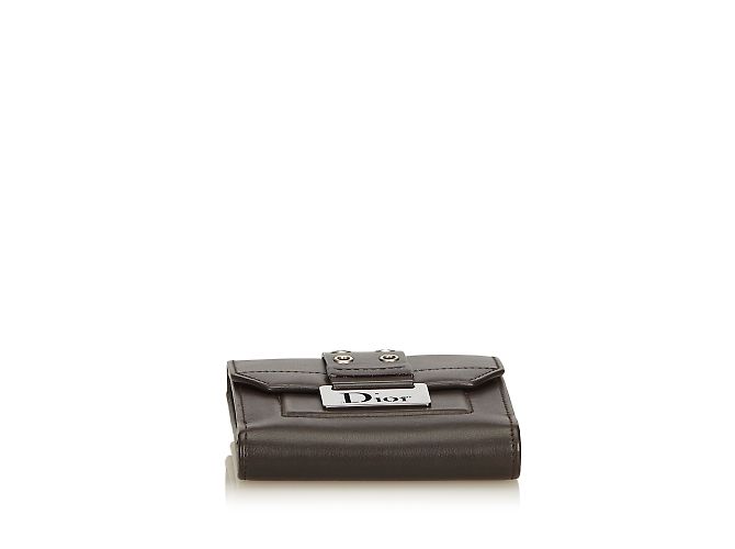 Dior Leather Small Wallet - view 4