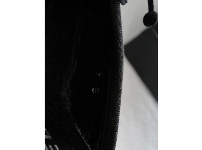 Sabot CHANEL in denim e pelle Blu - vista 6