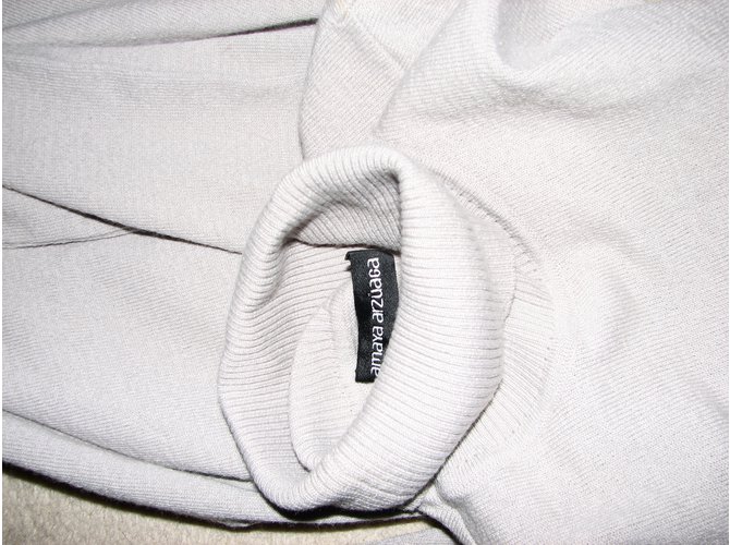 Autre Marque Pulloverkleid mit Rollkragen Grau - Ansicht 5