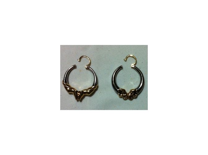 Autre Marque 2 cabezas de oro modelo raro Plata Dorado - vista 3