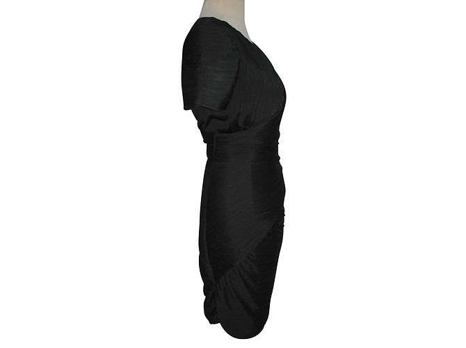 Halston Heritage Halston schwarzes, figurbetontes Kleid - Ansicht 2