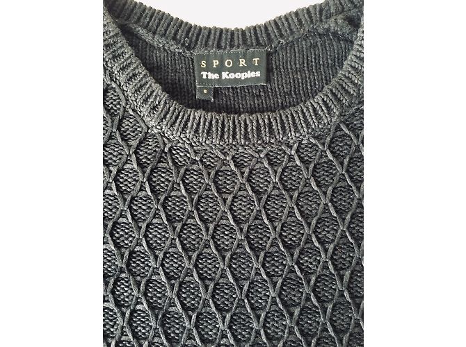 The Kooples Sport Schwarzer Pullover Der Koople - Ansicht 3