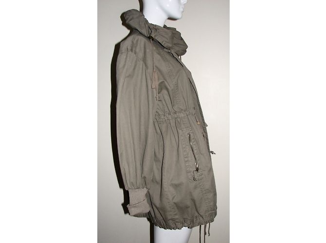 Autre Marque Parka di Miss Selfridge, taglio generoso Cachi - vista 4