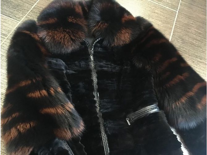 Autre Marque Chaqueta de piel Furabove Multicolor - vista 3