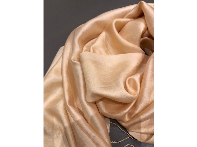 Autre Marque Rubato morbido oro seta selvaggia  180* 57 CM + frange - vista 5