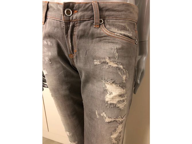 Jeans Just Cavalli in Cotone Grigio - vista 3