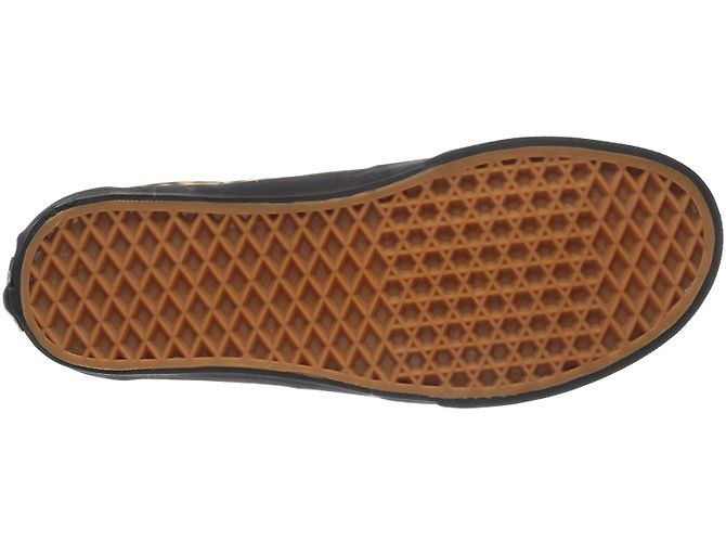 Baskets Vans Noir et Imprimé Léopard Daim 10US - vue 6