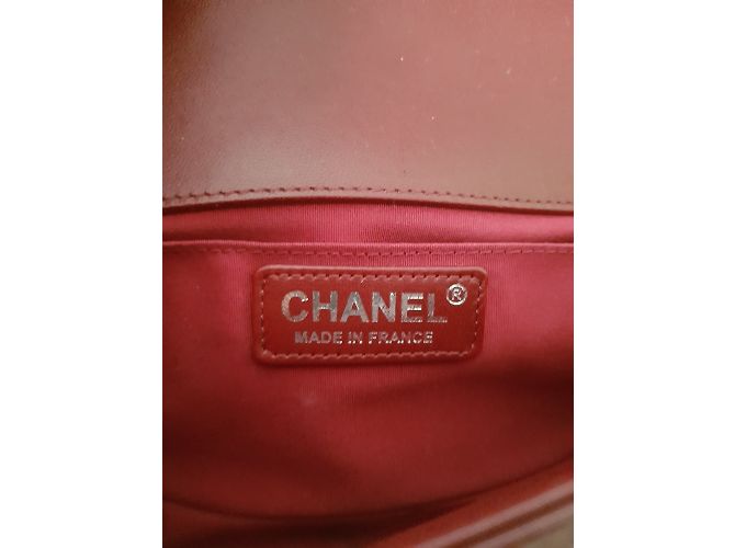 Boy Chanel clutch Burdeos - vista 14