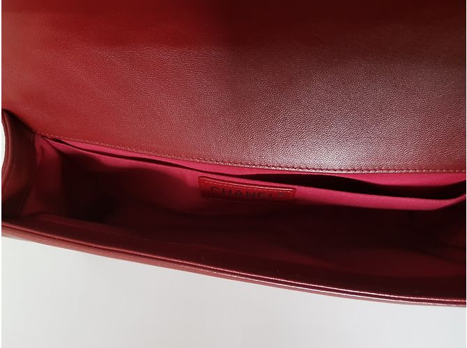 Boy Chanel clutch Burdeos - vista 20
