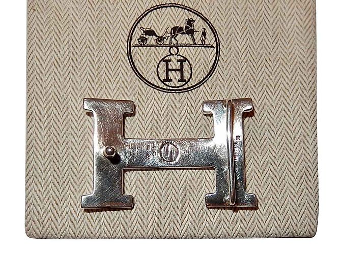 HERMÈS: Seltene Gürtelschnalle TOUAREG silber - Ansicht 2