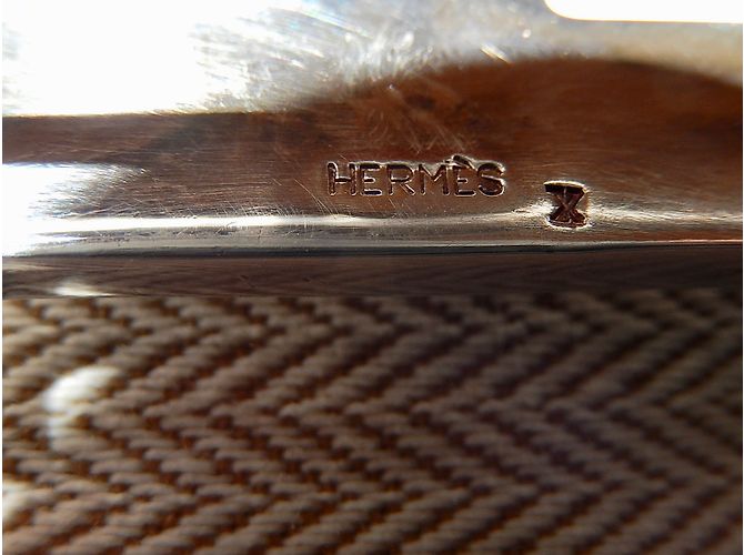 HERMÈS: Seltene Gürtelschnalle TOUAREG silber - Ansicht 5