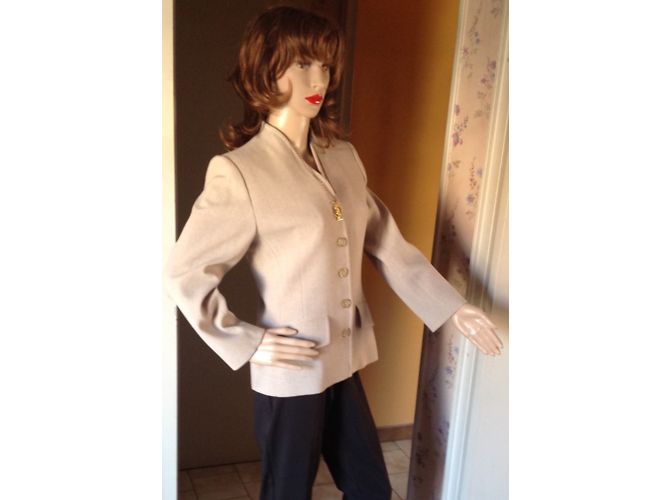 Yves Saint Laurent BLAZER BEIGE COL V CHYC - vista 5