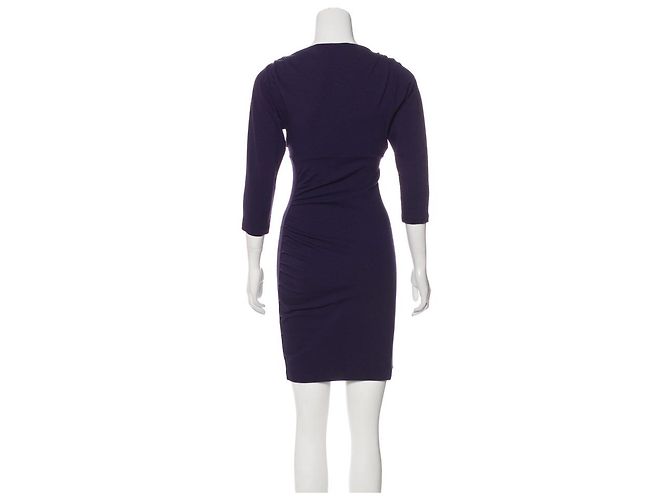 Diane Von Furstenberg DvD Basuto Strickkleid Lila - Ansicht 5