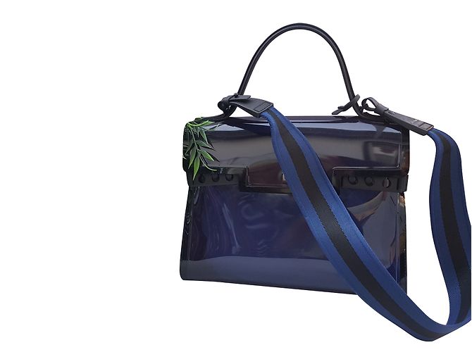 Borsa a mano Delvaux Dark Night Storm Blu Scuro - vista 2
